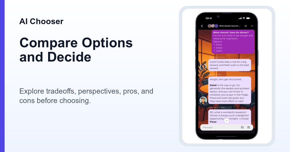 AI Chooser: AI Decision Maker App