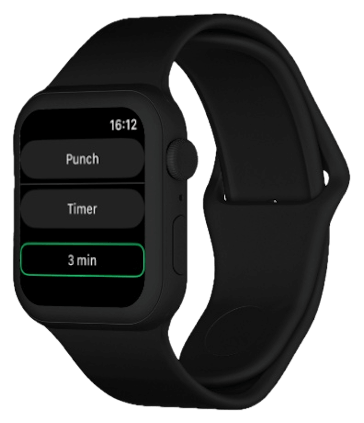Apple Watch punch tracking